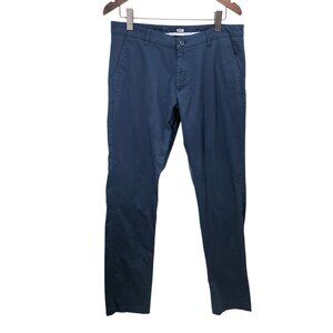 Roots‎ Rugger Mens Teal Cotton Lycra Casual Chinos Pants W 34